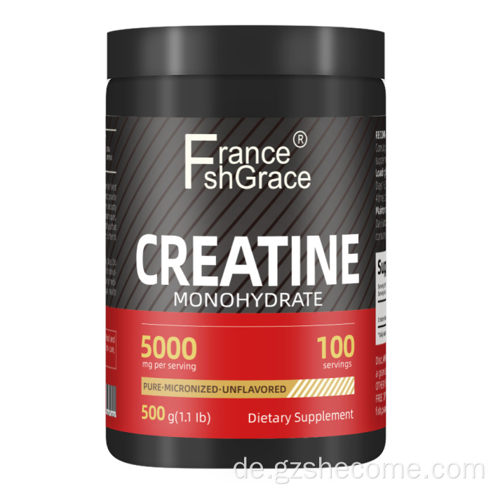 Kreatin-Monohydrat-Pulver Mikronisiertes Kreatin-Pulver